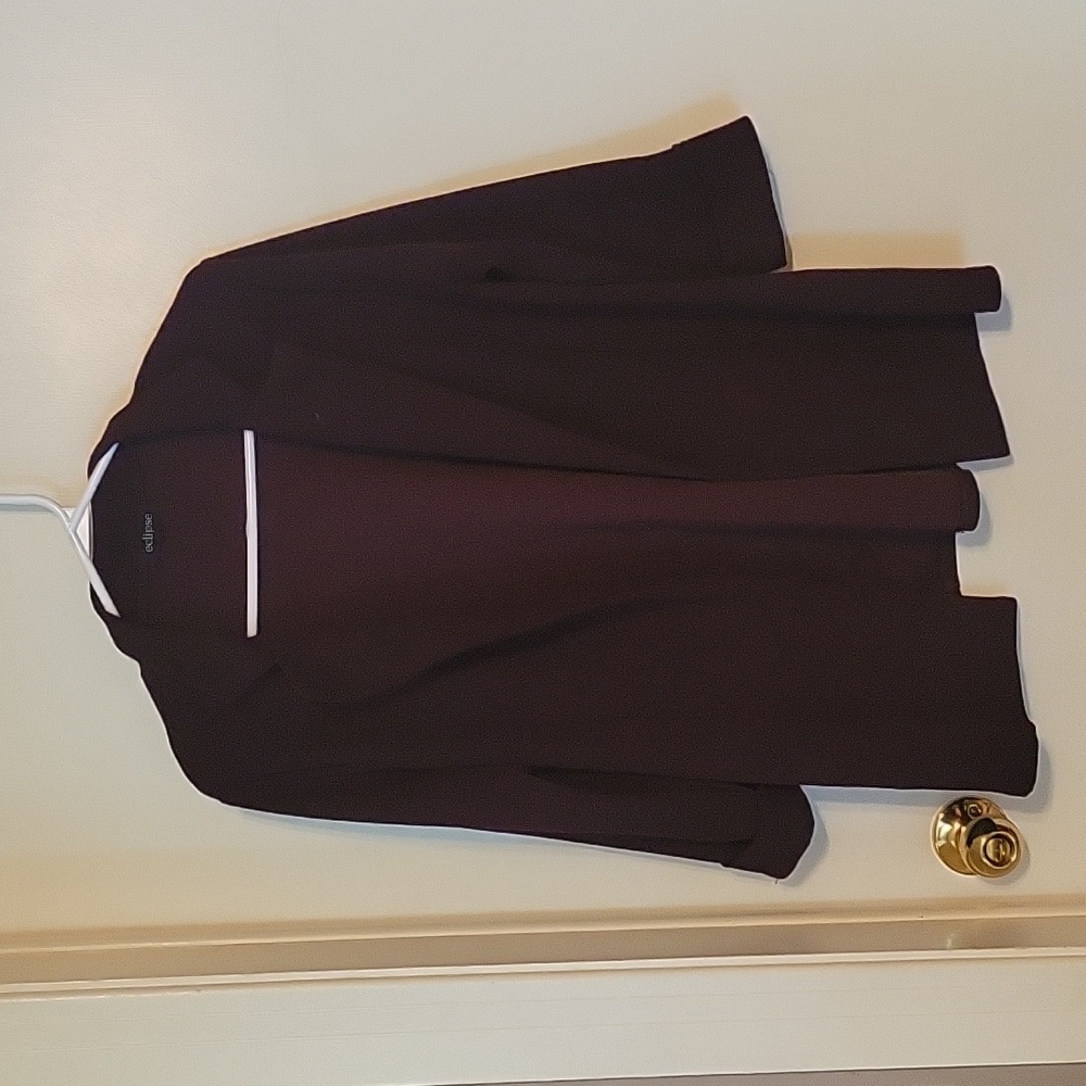Burgundy blazer